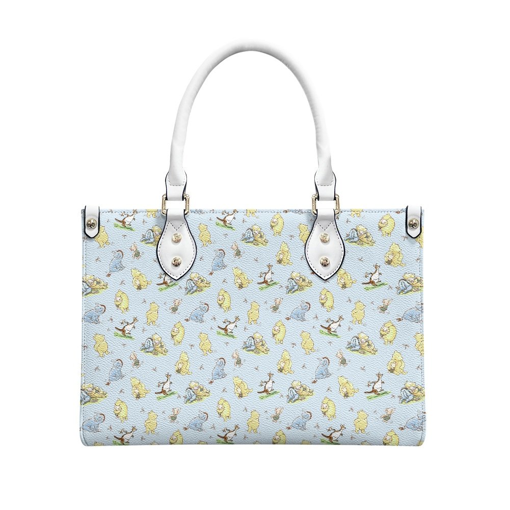 Blue Winnie the Pooh Handbag in Vegan Leather - Image 4