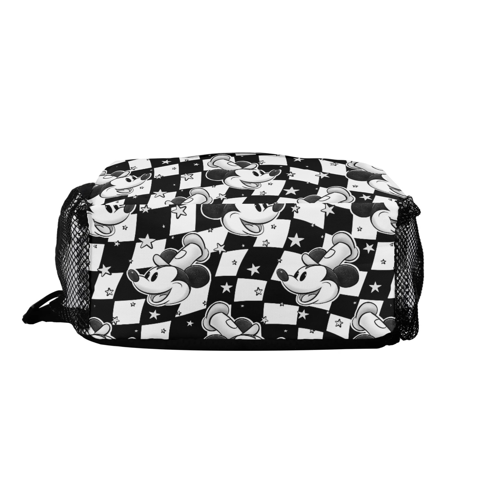 Steamboat Willie Chest Bag | Steamboat Willie Crossbody Bag with Adjustable Strap Black and White Checkered - Image 6