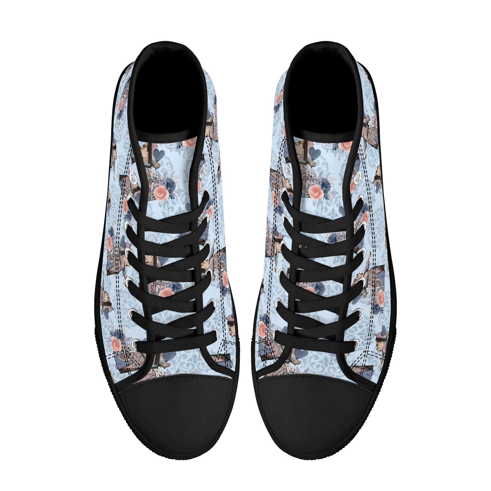Women's Queen of Hearts High Top Shoes - Image 2