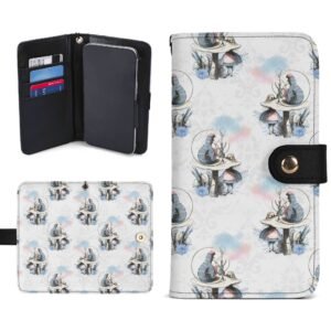 Alice and the Caterpillar on a Mushroom Phone Wallet