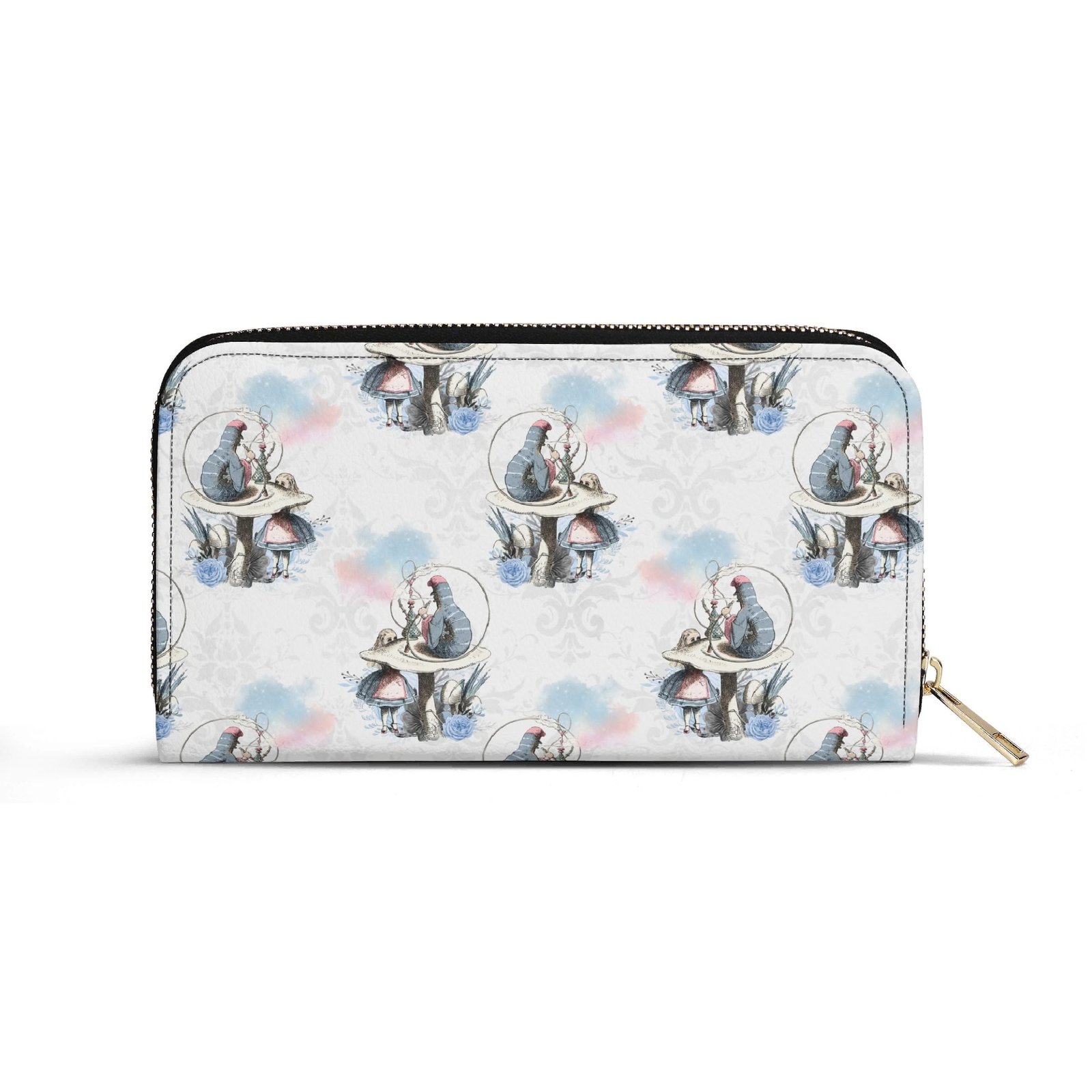 Alice in Wonderland - Alice and the Caterpillar Wallet for Women in Vegan Leather - Image 5