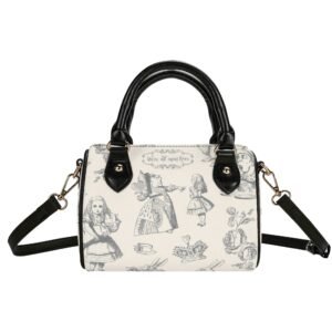Black Alice in Wonderland Mini Bag