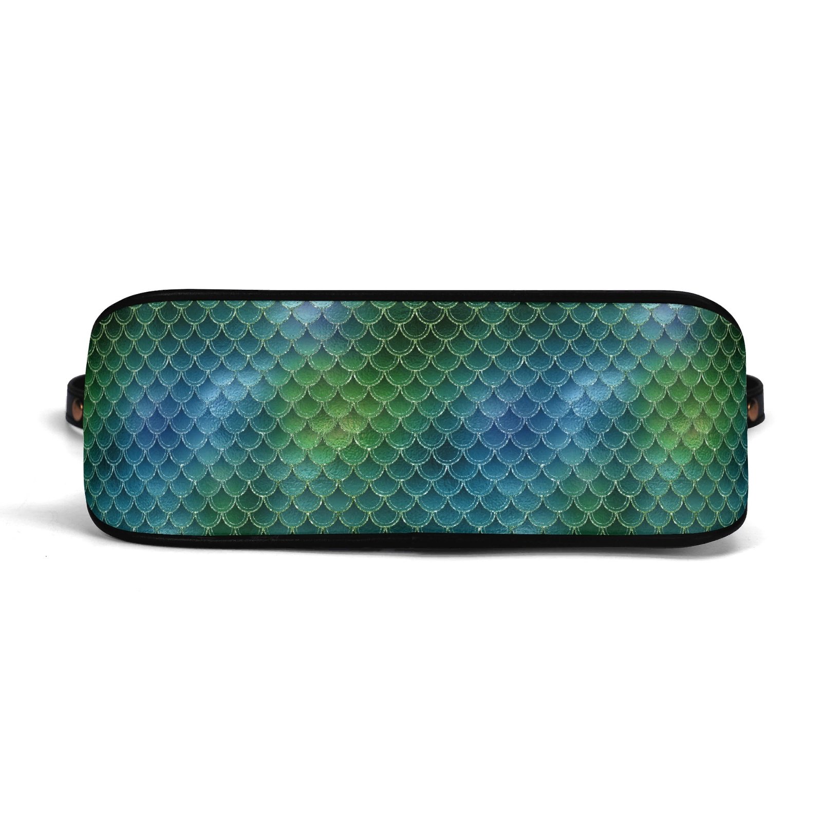 Green Mermaid Handbag with Chain Detail - Image 3