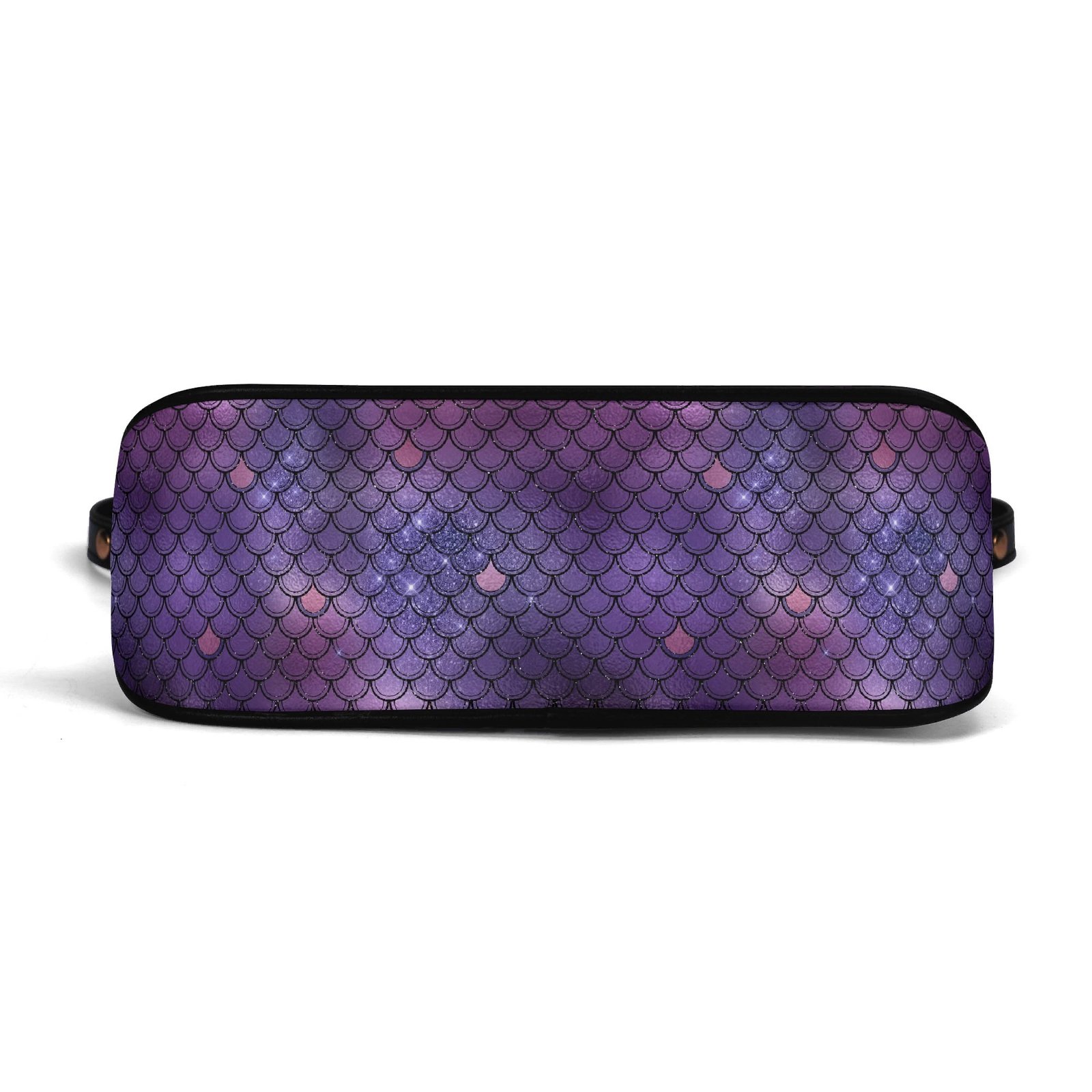 Purple Mermaid Handbag with Chain Detail - Image 3