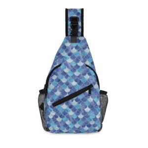 Blue Mermaid Sling Bag