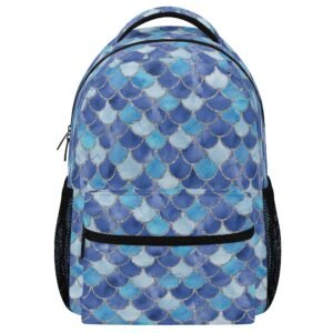 Blue Mermaid Backpack