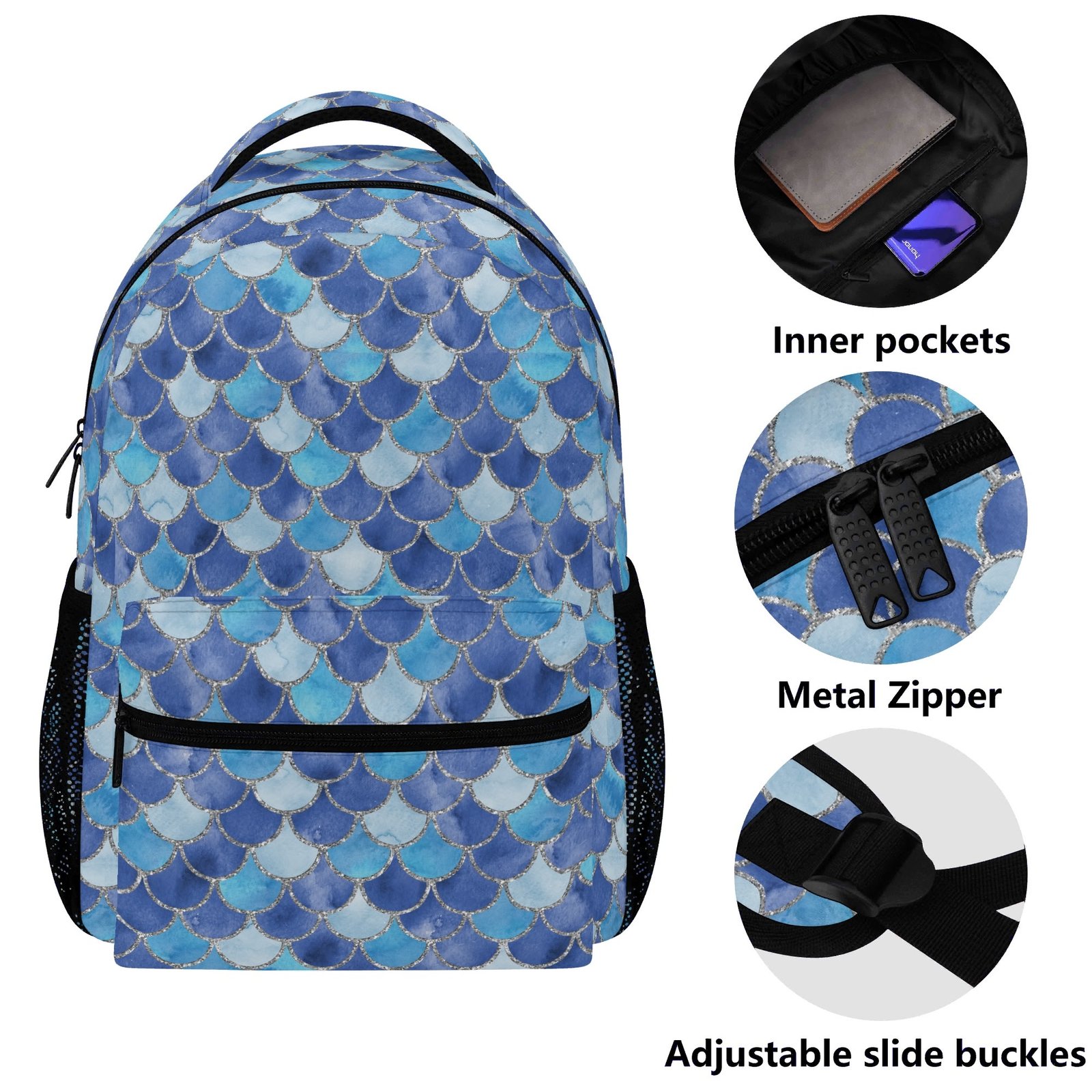 Blue Mermaid Backpack - Image 4