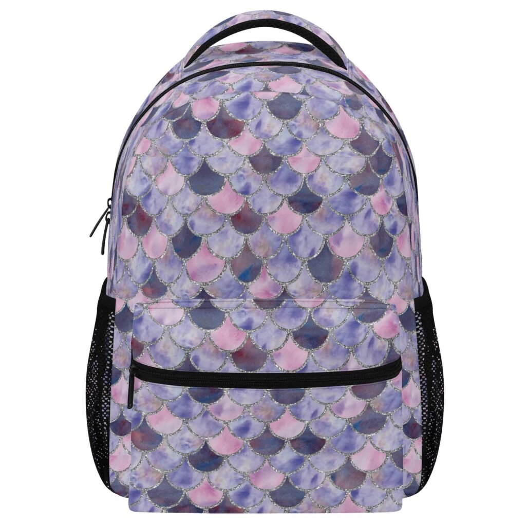 Purple Mermaid Backpack