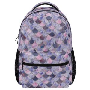 Purple Mermaid Backpack