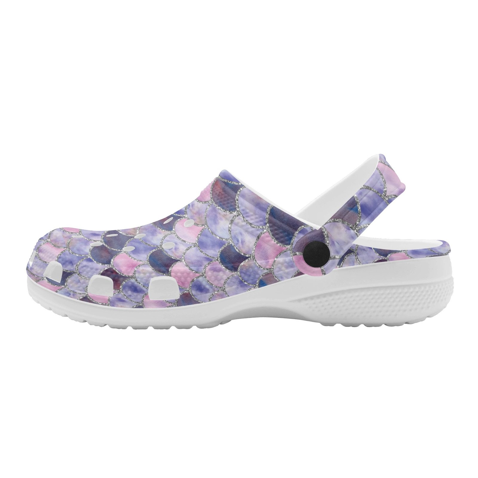 Purple The Little Mermaid Rubber Clogs - Image 2