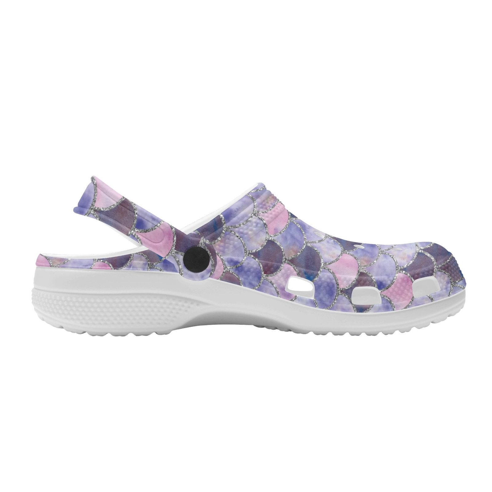 Purple The Little Mermaid Rubber Clogs - Image 3