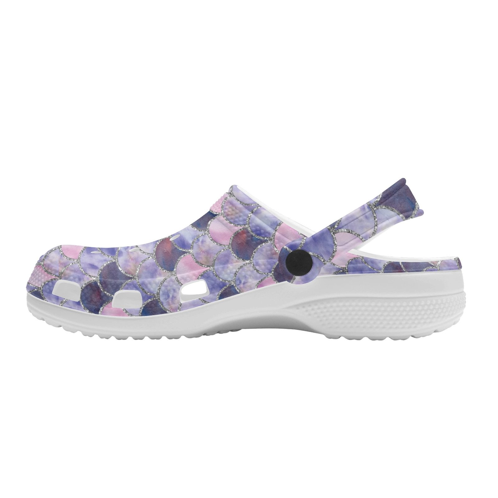 Purple The Little Mermaid Rubber Clogs - Image 4