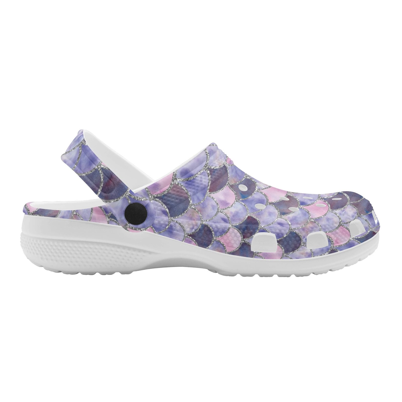 Purple The Little Mermaid Rubber Clogs - Image 5