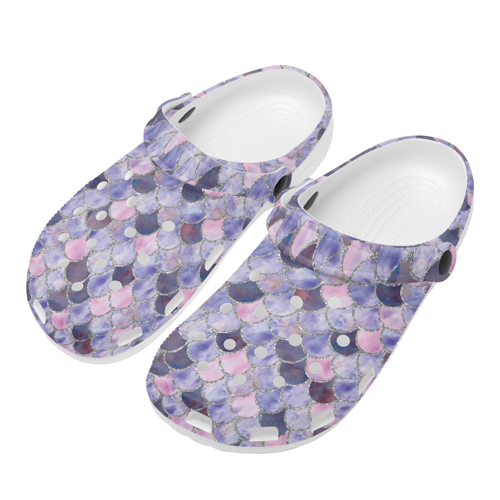 Purple The Little Mermaid Rubber Clogs - Image 7