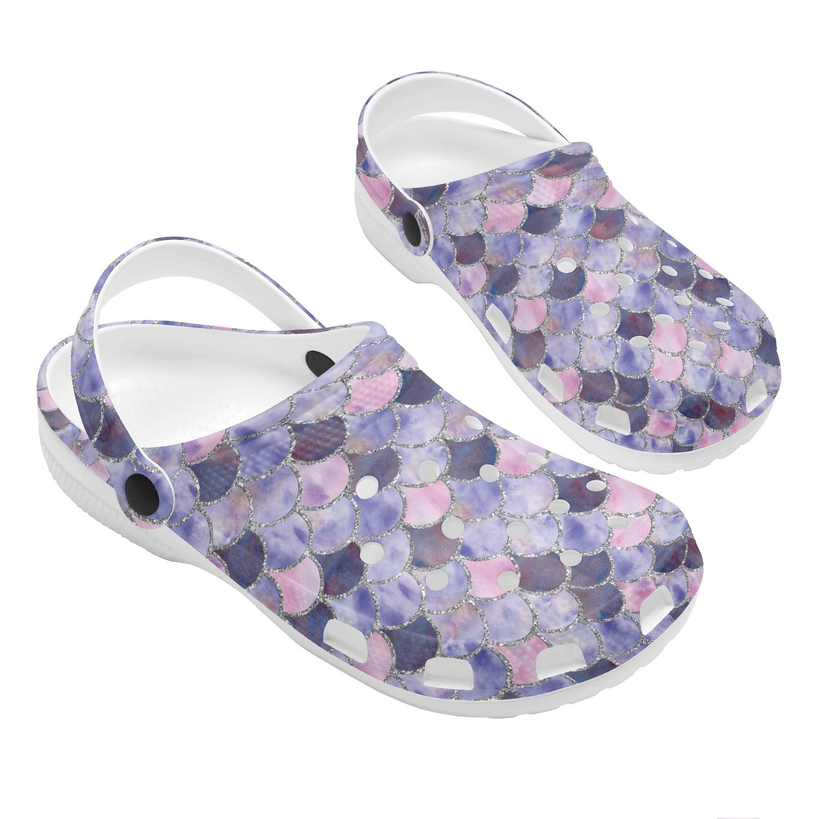 Purple The Little Mermaid Rubber Clogs - Image 8
