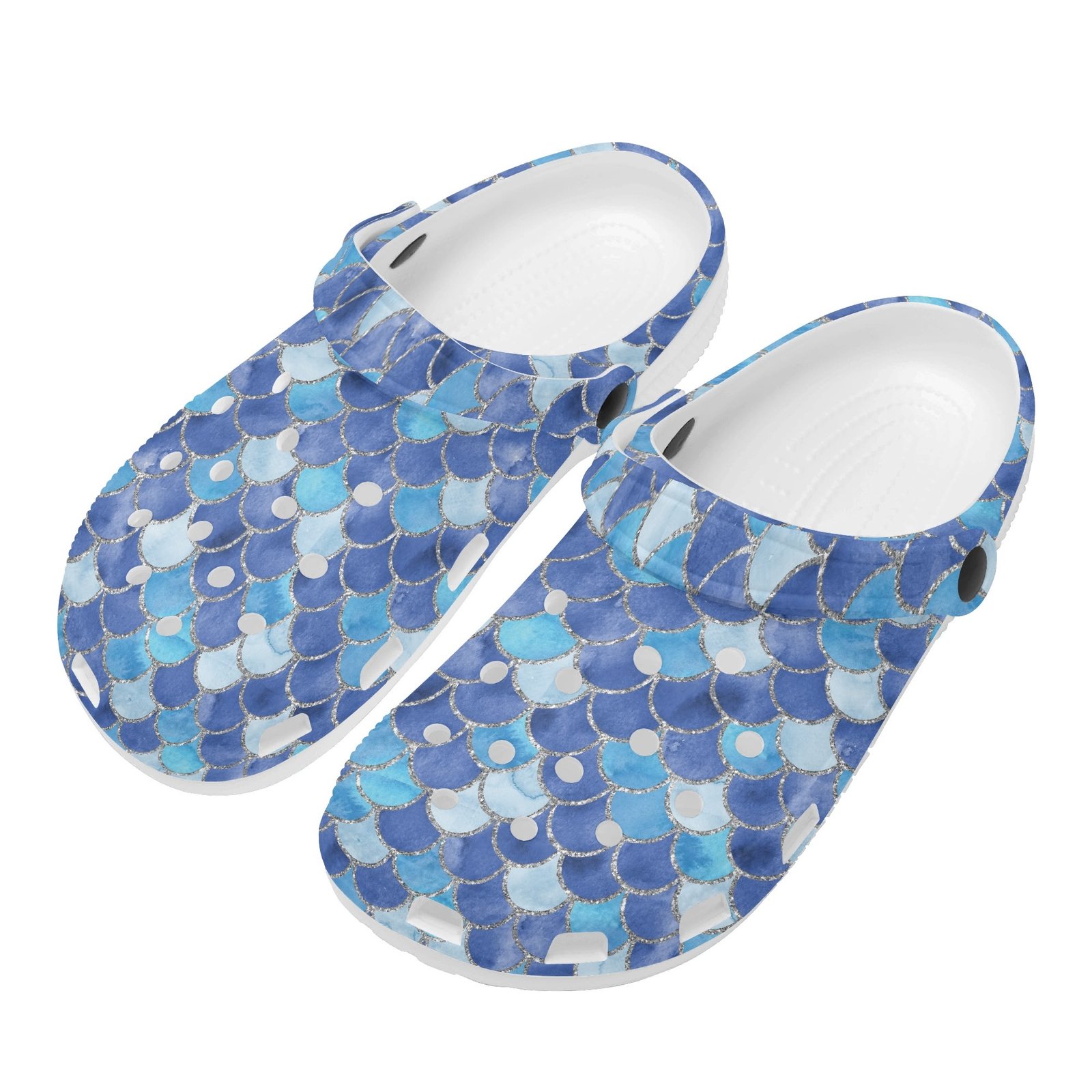Blue Mermaid Rubber Clogs - Image 7