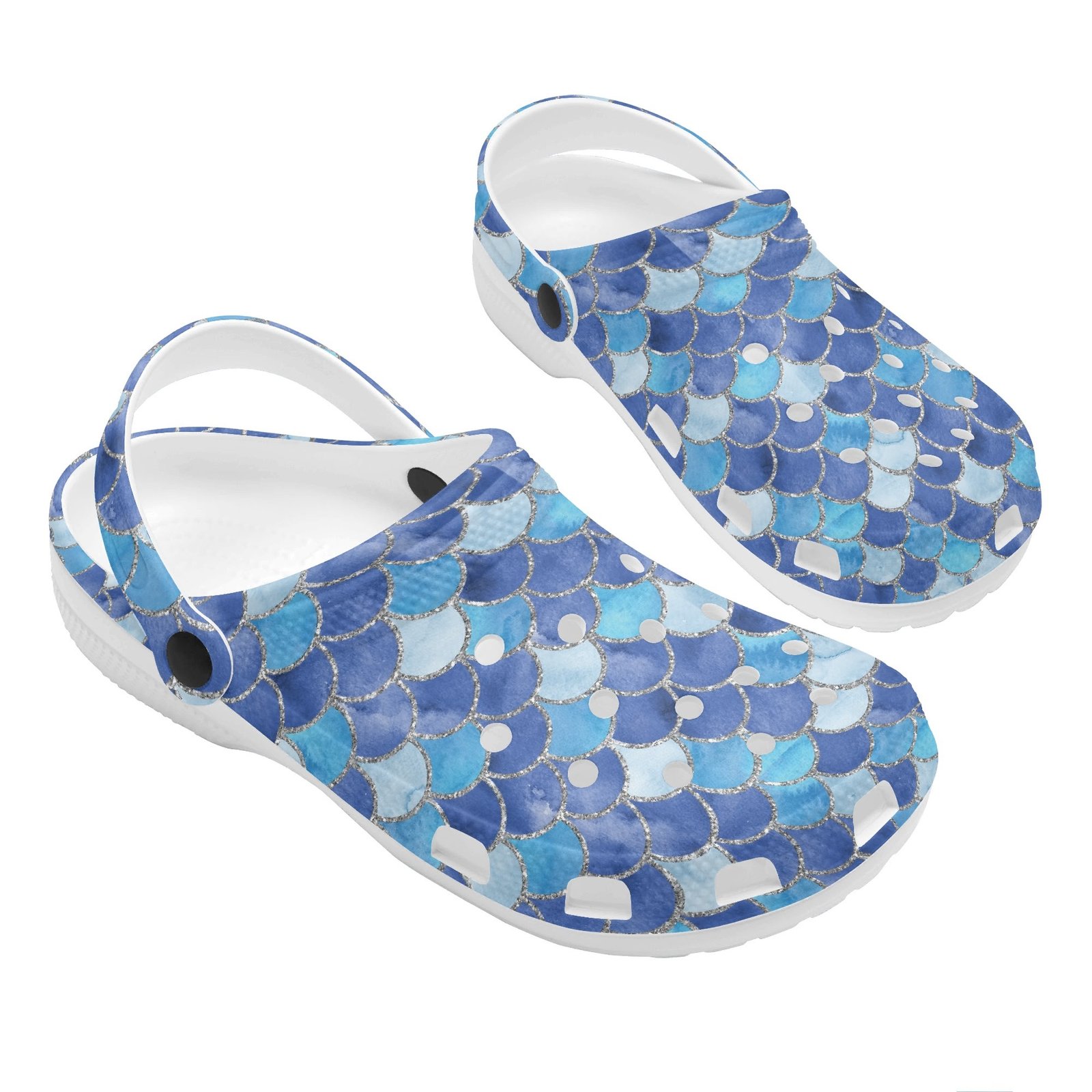 Blue Mermaid Rubber Clogs - Image 8