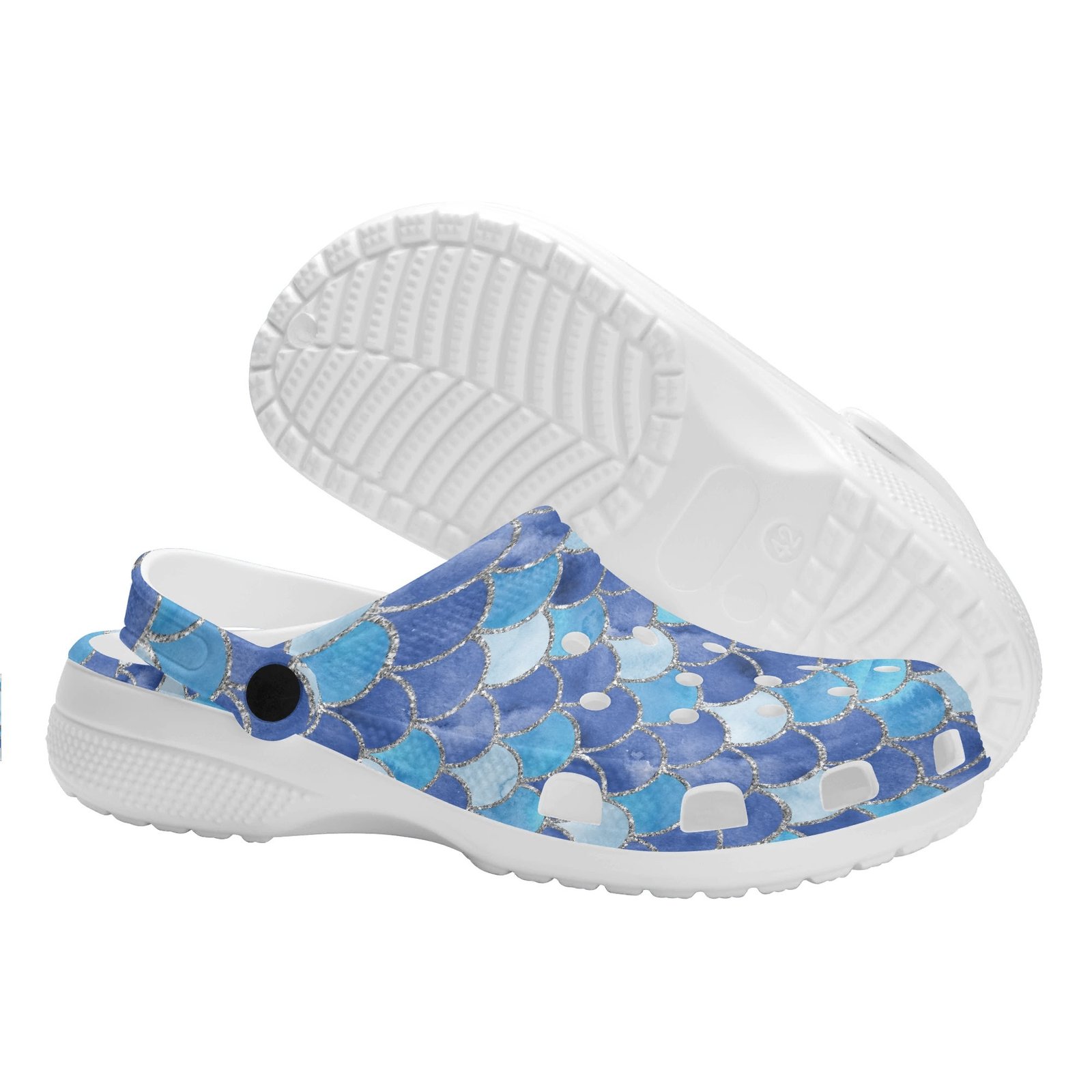 Blue Mermaid Rubber Clogs - Image 9