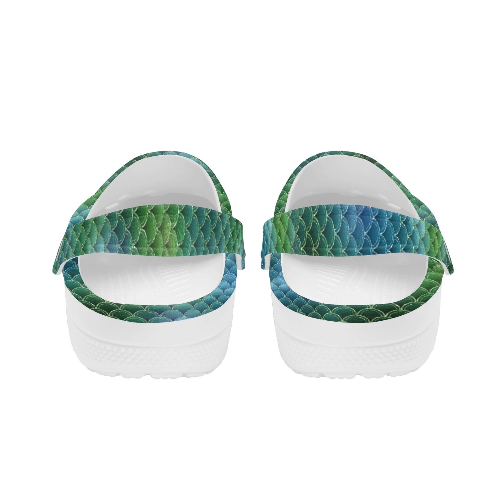 Green Mermaid Rubber Clogs - Image 6