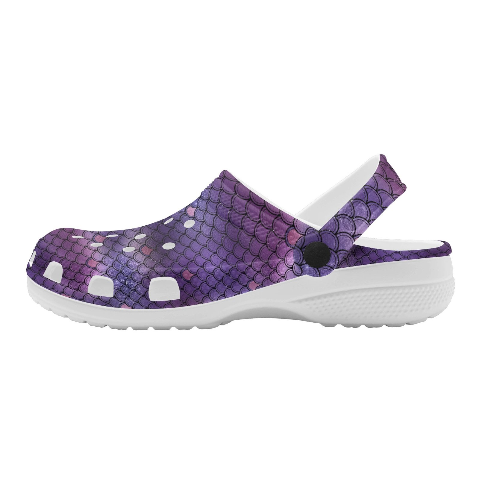 Purple Mermaid Rubber Clogs - Image 2