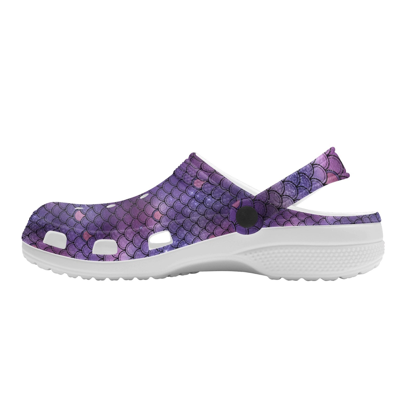 Purple Mermaid Rubber Clogs - Image 4