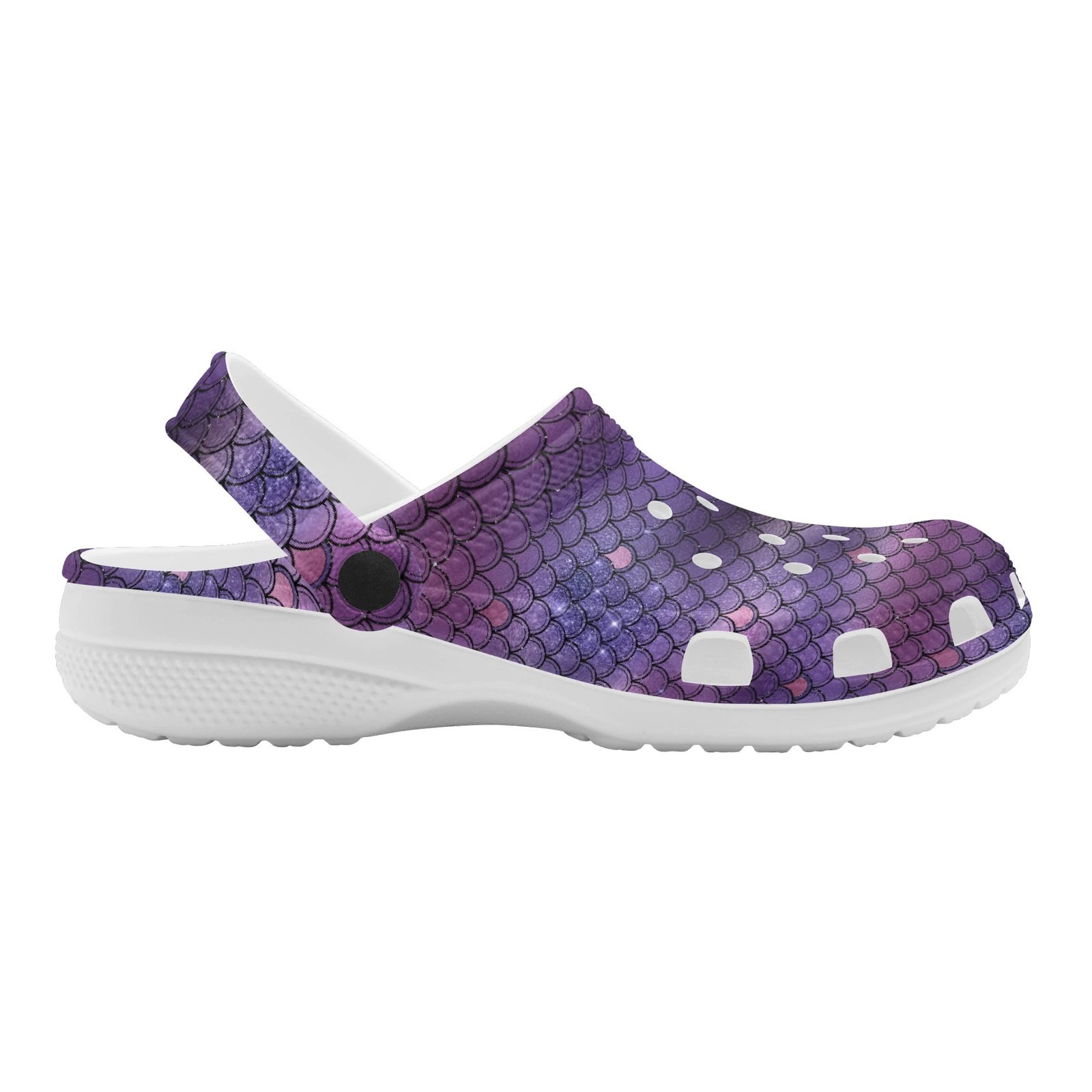 Purple Mermaid Rubber Clogs - Image 5