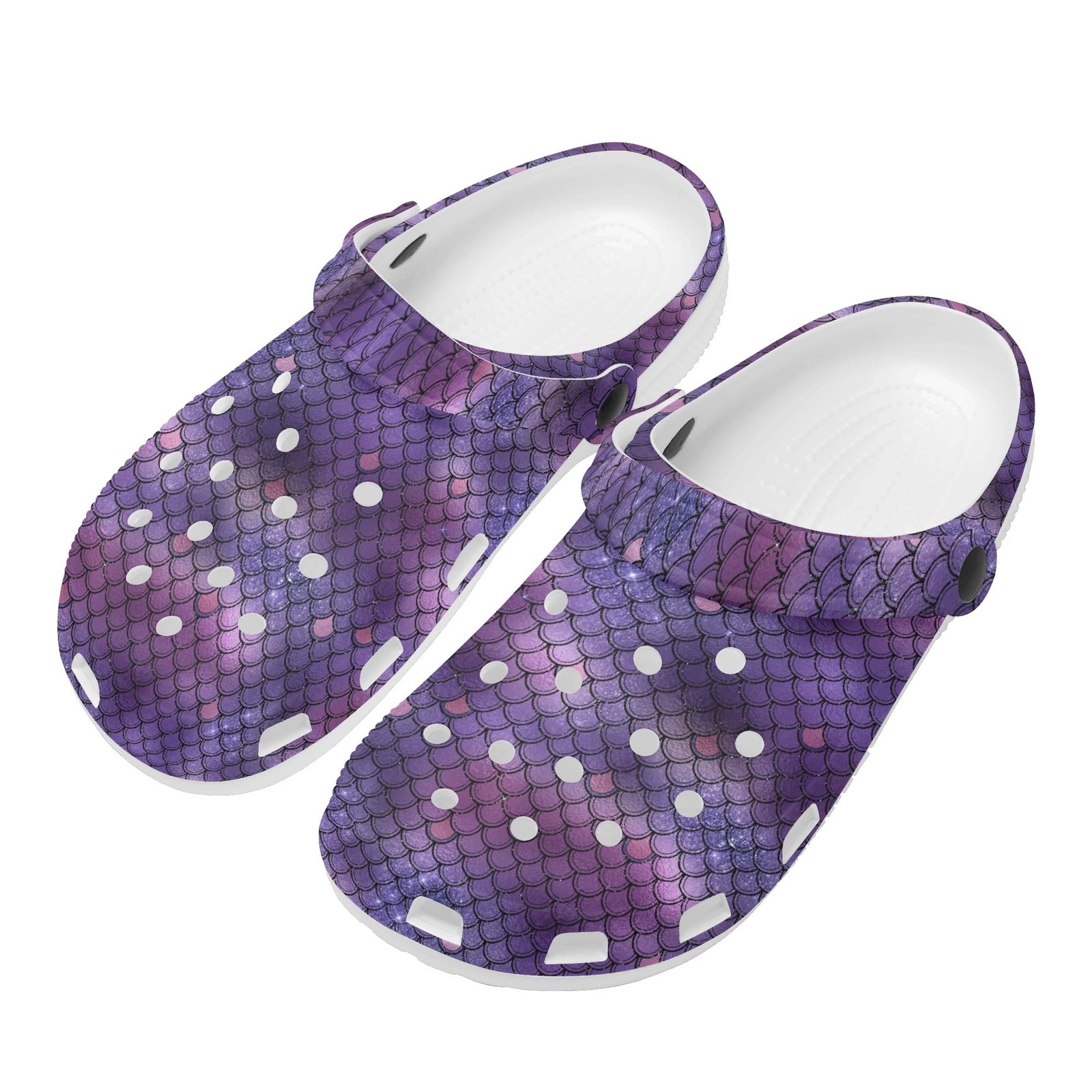 Purple Mermaid Rubber Clogs - Image 7