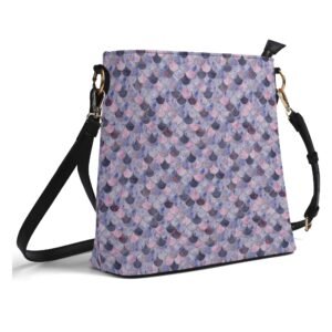Purple Mermaid Bucket Bag