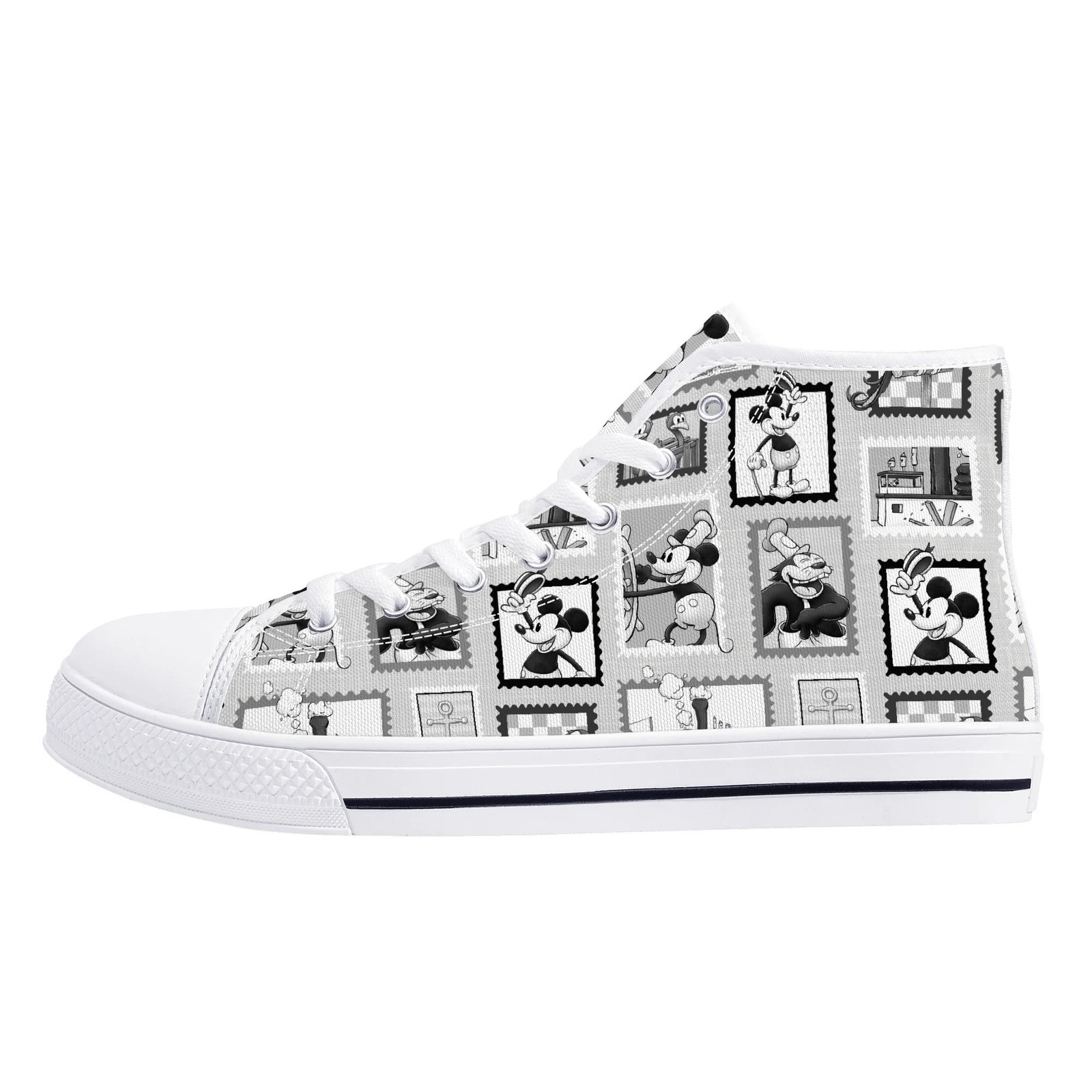 Women's Steamboat Willie High Top Shoes - Image 14