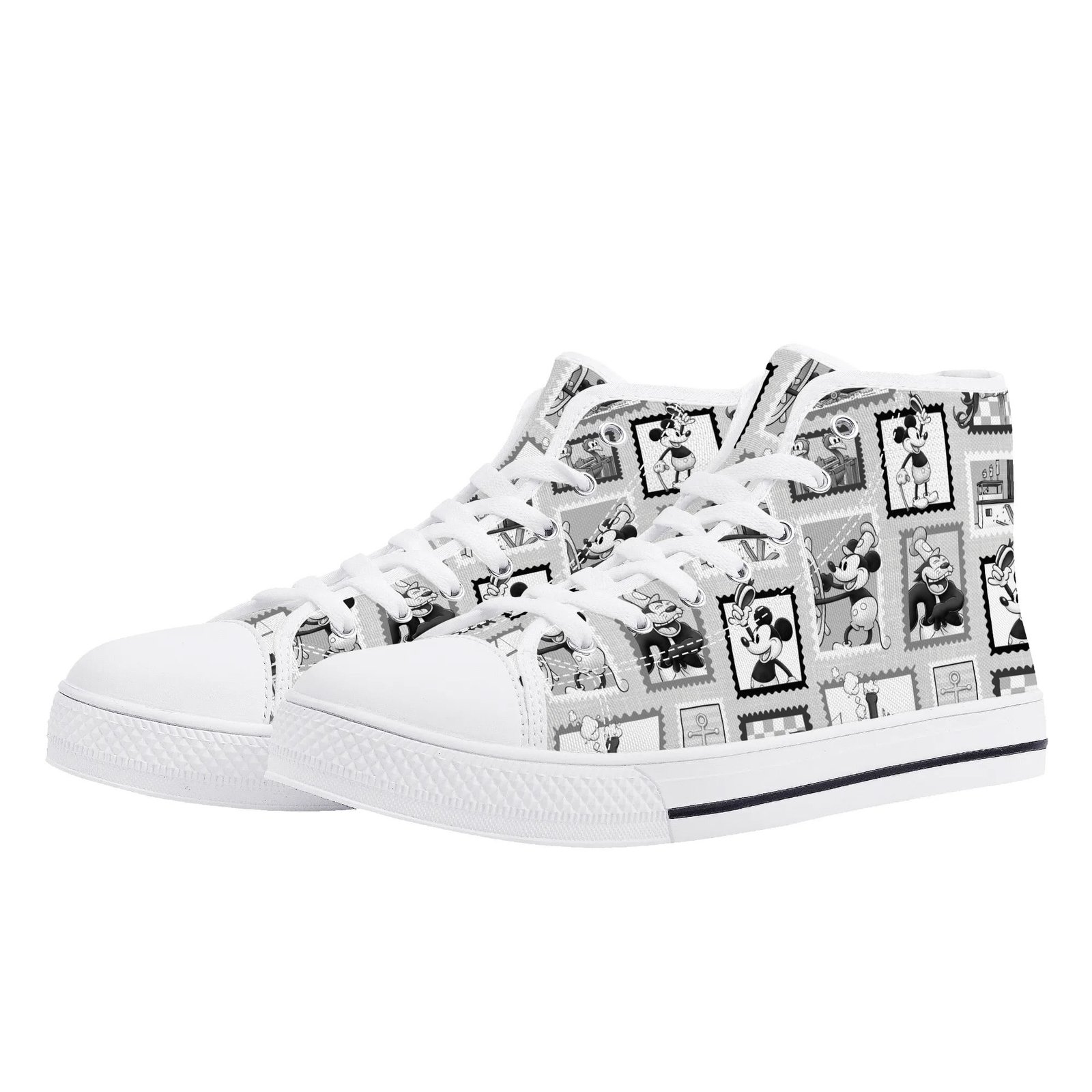 Women's Steamboat Willie High Top Shoes - Image 10