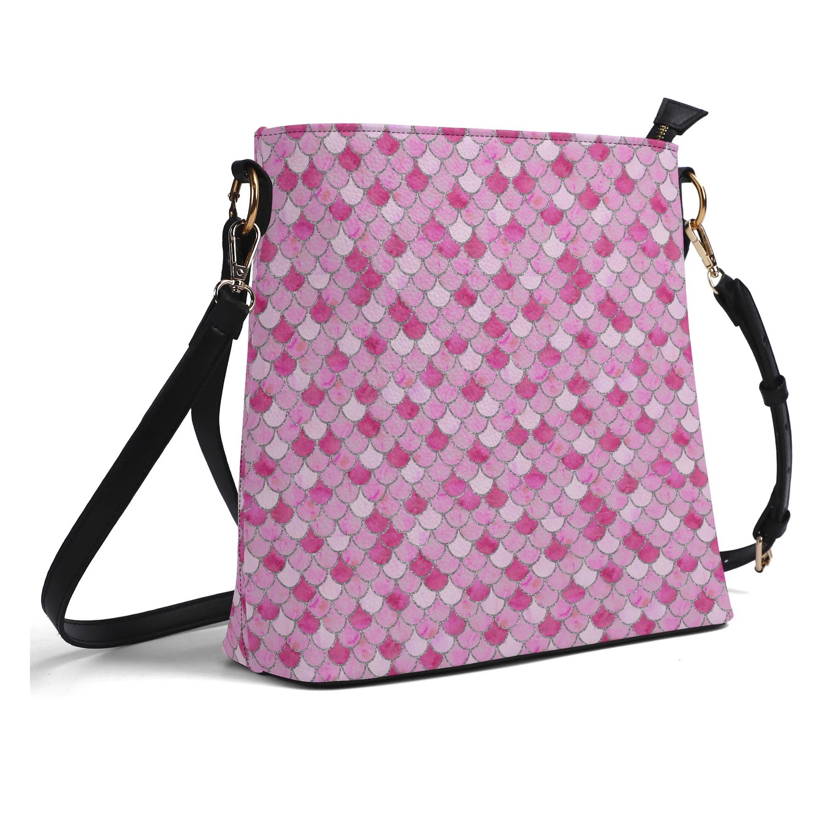 Pink Mermaid Bucket Bag