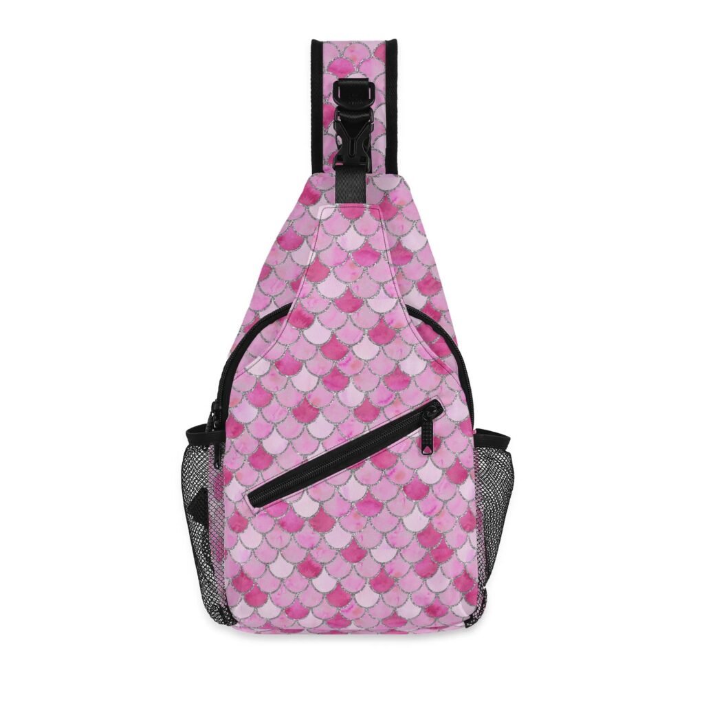 Pink Mermaid Sling Bag