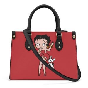 Red Betty Boop Handbag in Vegan Leather