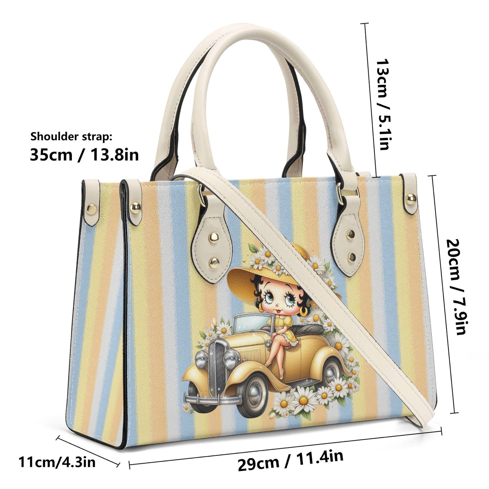 Betty Boop Handbag | The Great Gatsby Handbag in Vegan Leather - Image 17