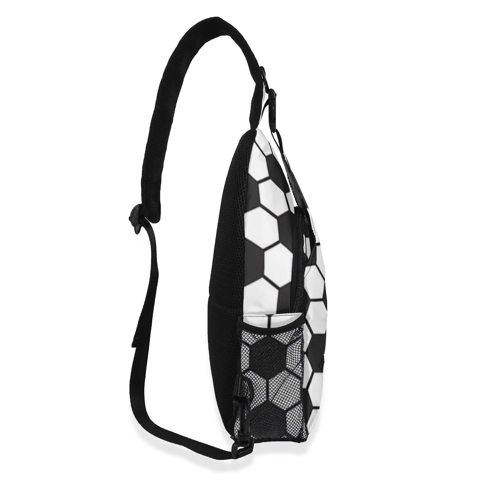 Soccer Sling Bag | Soccer Ball Chest Bag Crossbody Bag with Adjustable Strap - Image 4