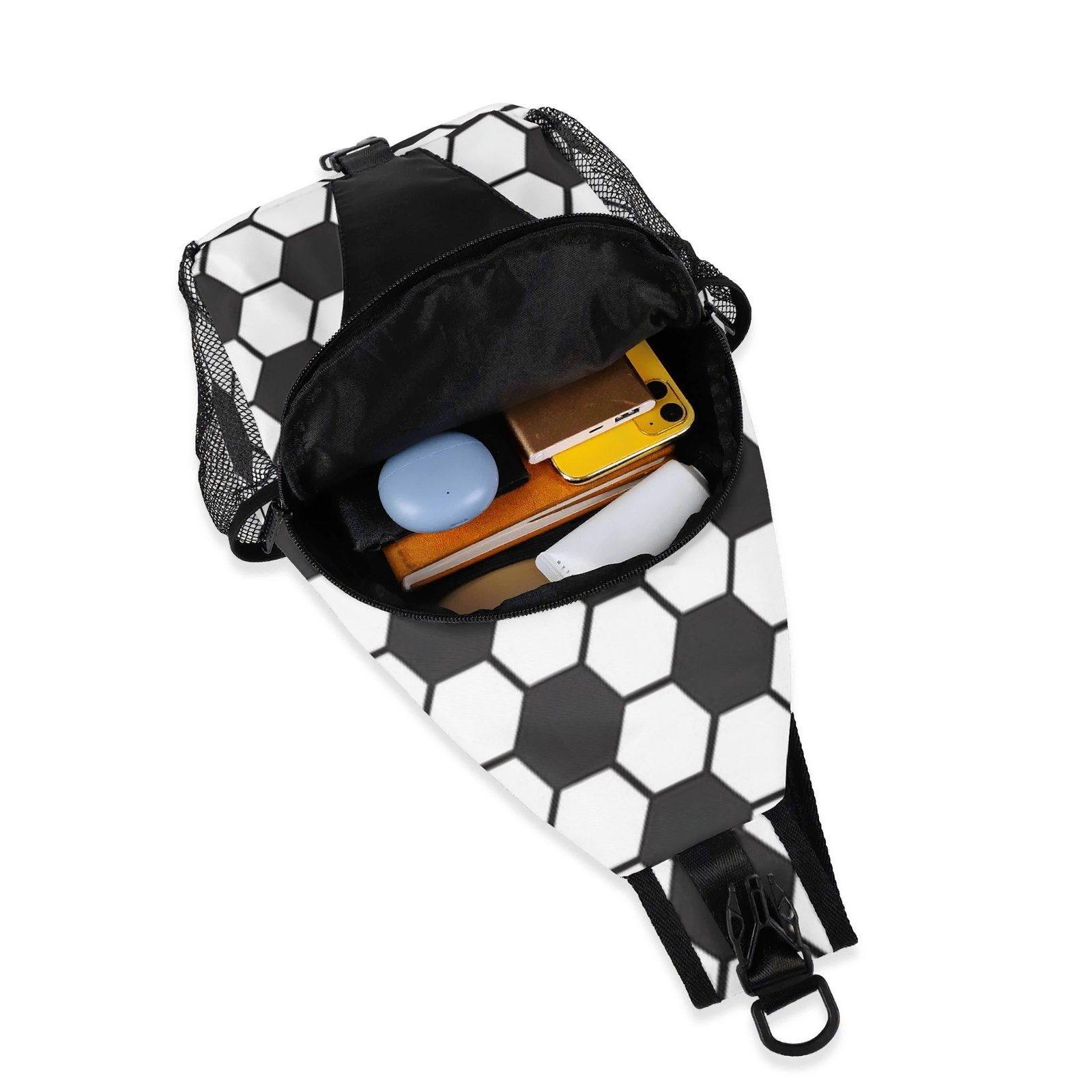 Soccer Sling Bag | Soccer Ball Chest Bag Crossbody Bag with Adjustable Strap - Image 7