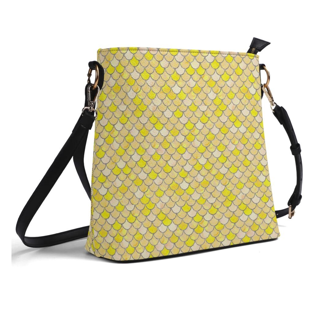 Yellow Mermaid Bucket Bag