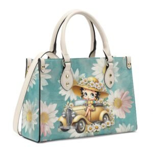 Betty Boop Handbag | The Great Gatsby Daisy Buchanan in a Yellow Car Handbag in Vegan Leather