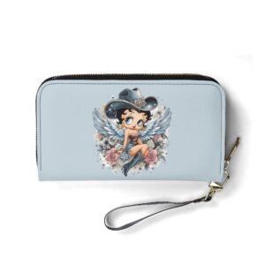 Cowgirl Betty Boop Wallet for Women in Vegan Leather