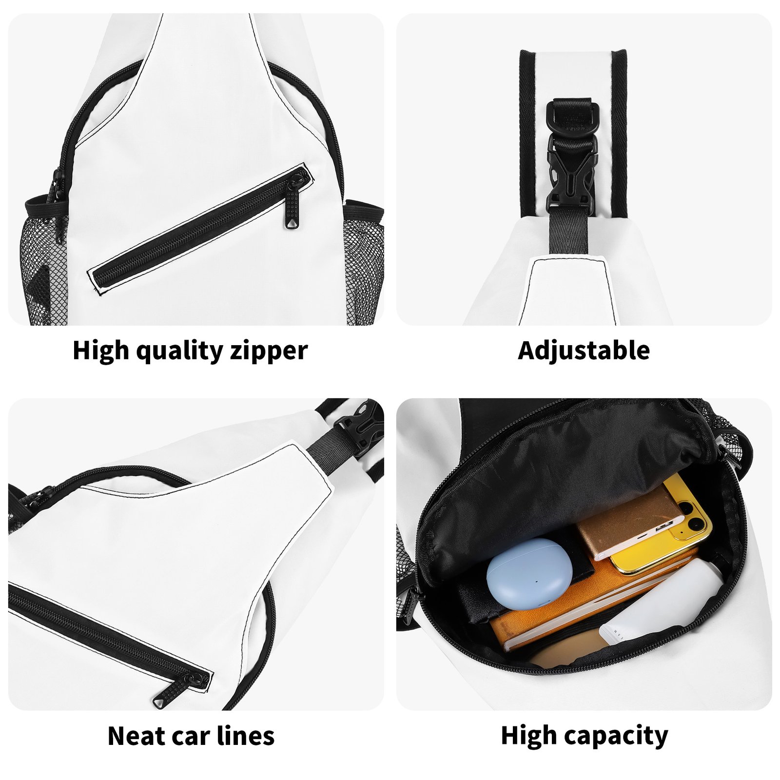 Soccer Sling Bag | Soccer Ball Chest Bag Crossbody Bag with Adjustable Strap - Image 10