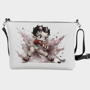 Hockey Betty Boop Mini Bag in Red and White