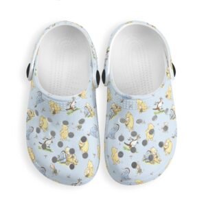 Kid’s Winnie the Pooh Rubber Clogs in Blue