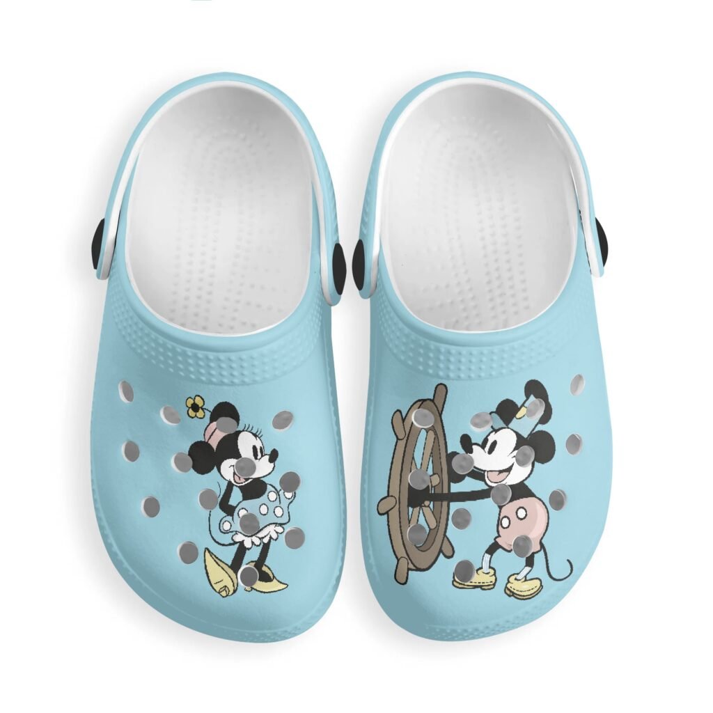 Kid's Steamboat Willie Rubber Clogs