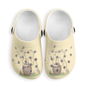 Kid's Winnie the Pooh Shoes with Vent Holes in Yellow