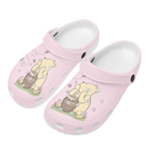 Pink Winnie the Pooh Rubber Clogs for Women