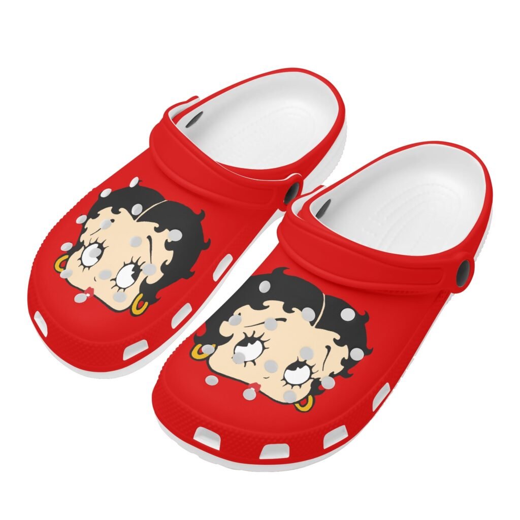 Women's Betty Boop Rubber Clogs