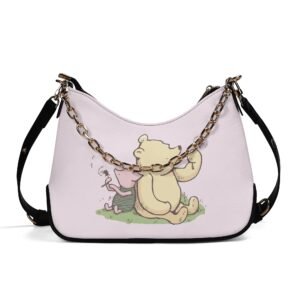 Pink Winnie the Pooh Handbag With Chain Detail