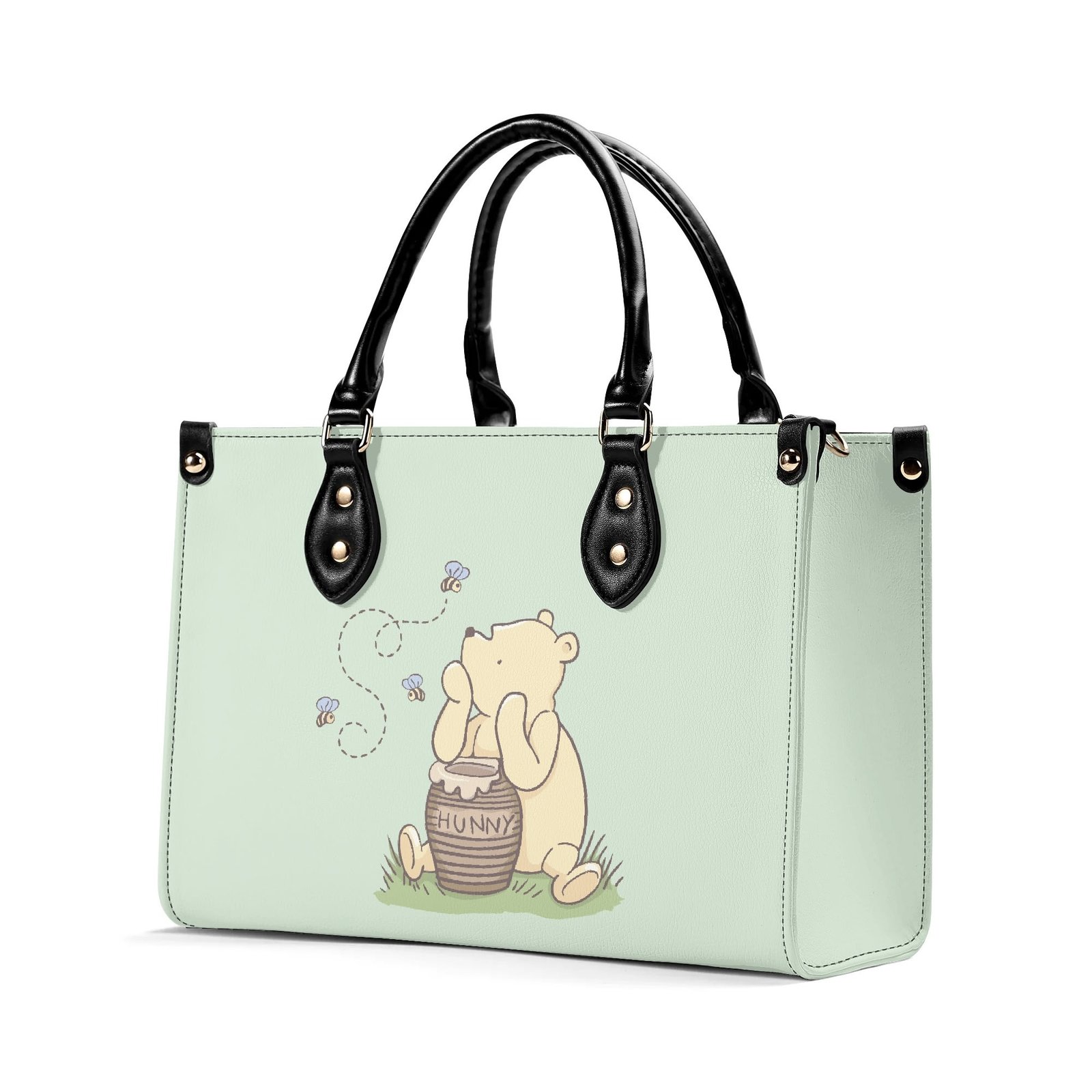 Green Winnie the Pooh Handbag in Vegan Leather - Image 15