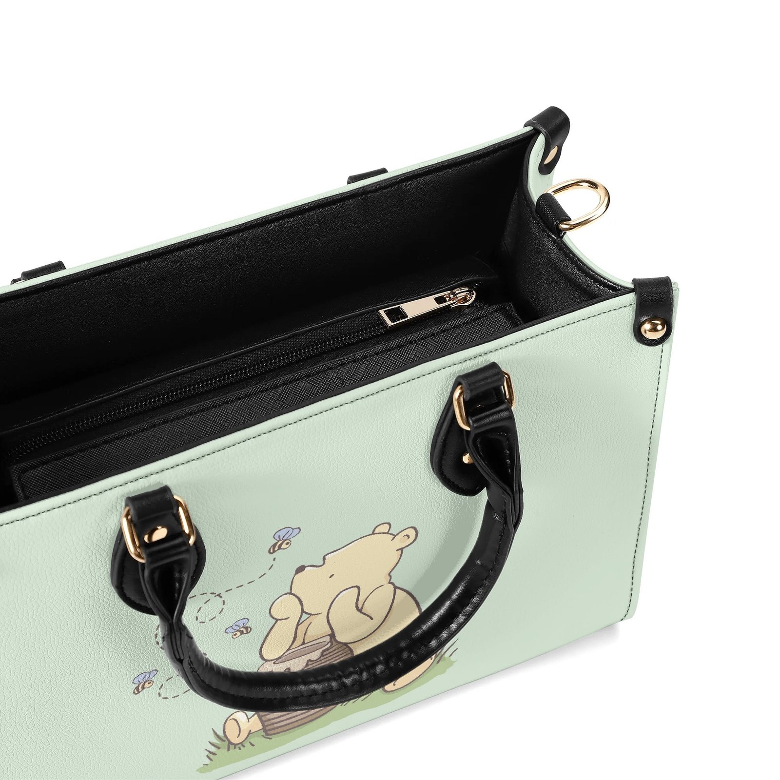 Green Winnie the Pooh Handbag in Vegan Leather - Image 20