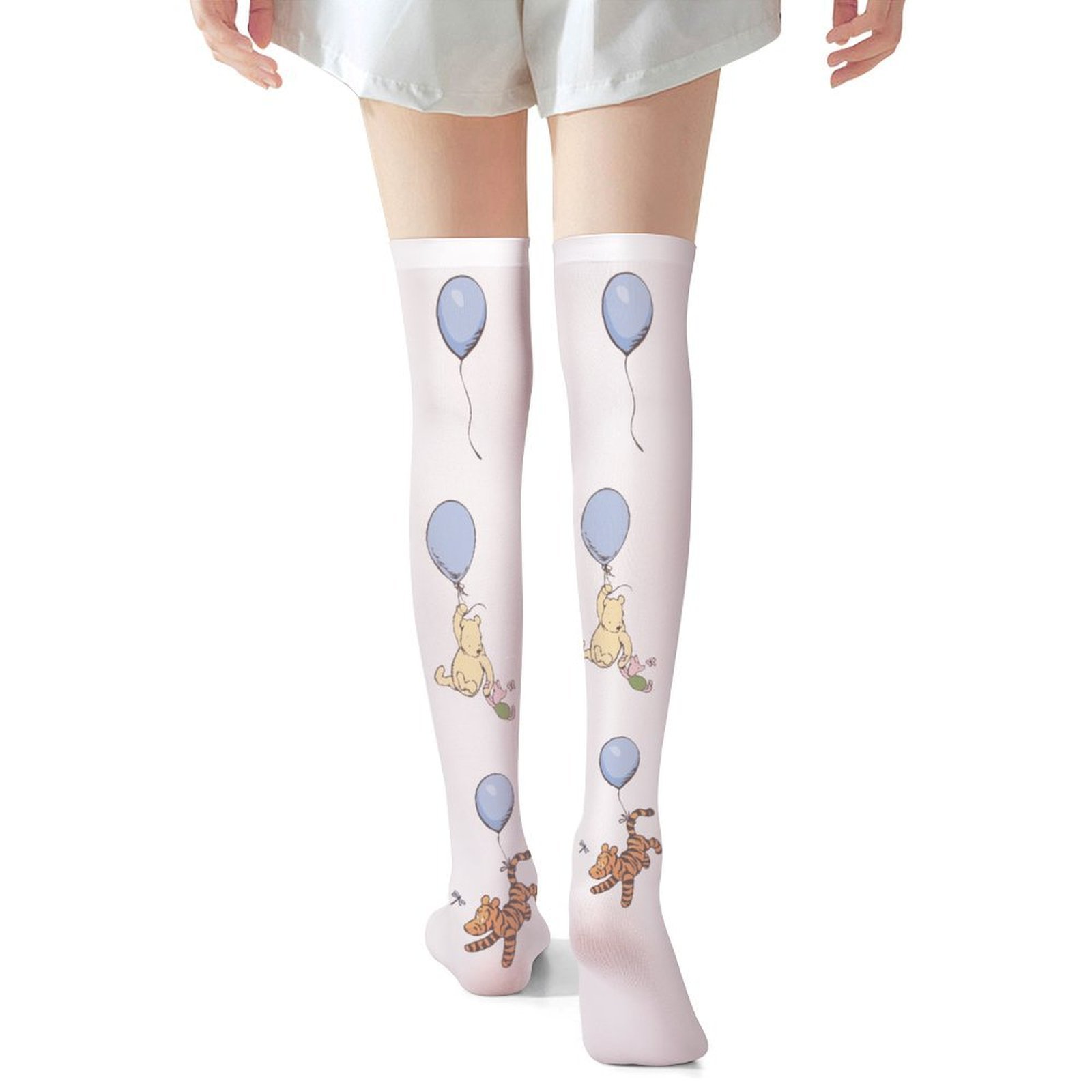Winnie the Pooh Balloon Thigh High Stockings - Image 4